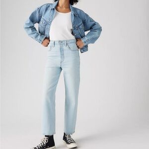 Levi's Premium Ribcage Straight Ankle Size 28